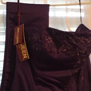 Beautiful purple couture dress